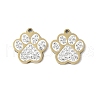 201 Stainless Steel Rhinestone Pendants STAS-V005-05G-02-1