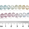 Transparent Painted Glass Beads Strands X1-DGLA-A034-T6mm-A15-3