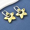 Star Brass Hoop Earrings for Women EJEW-U057-06C-03GP-2