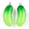 Opaque Resin Vegetable Pendants RESI-N039-79-3