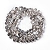 Electroplate Glass Beads Strands EGLA-L033-PL01-2