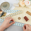 Olycraft 12M Polyester Jacquard Leaf Ribbon OCOR-OC0001-46A-3