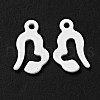 Spray Painted 201 Stainless Steel Charms STAS-G304-27-3