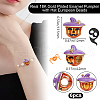 Beebeecraft 6Pcs Halloween Brass Enamel European Beads KK-BBC0015-40-2