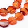 Natural Carnelian Beads Strands G-N0176-01-12x4.5mm-3