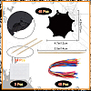 Halloween Rainbow Scratch Paper Art Pendant Decoration Kits DIY-WH20013-22-2