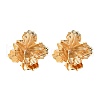 Iron Stud Earrrings for Women EJEW-U063-02A-G-2