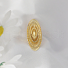 Geometric Hollow Brass Finger Rings for Women KJ9781-2