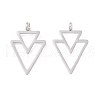 Non-Tarnish 304 Stainless Steel Pendants STAS-P308-01P-1