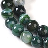 Natural Striped Agate/Banded Agate Beads Strands G-Z060-A01-A19-3