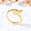 Brass Cuff Rings for Women RJEW-U044-S-1