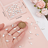 Beebeecraft 30Pcs Alloy Pinch Bails FIND-BBC0001-72B-3