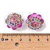 Sparkling Acrylic Rhinestone Round Beads OACR-NH0002-01A-09-3