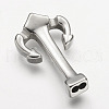 Non-Tarnish 304 Stainless Steel Anchor Hook Clasps STAS-F063-58-2