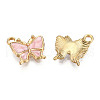 Light Gold Plated Alloy Charms ENAM-T009-03E-1