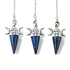 Natural Lapis Lazuli Cone Dowsing Pendulum Big Pendants G-C114-01P-18-1