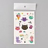 Removable Kitten Temporary Tattoos AJEW-WH0061-B09-1