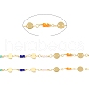 Handmade Brass Flat Round Link Chains CHC-M024-28G-2