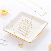 CREATCABIN Porcelain Square Jewelry Holder AJEW-CN0001-06D-5