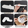 10Pcs Cloth Hat Sweat Liner FIND-WH0148-272B-4