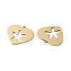 Ion Plating(IP) 316L Surgical Stainless Steel Pendants STAS-H213-80G-2