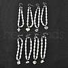 304 Stainless Steel Charm Bracelets for Women BJEW-C098-14P-3