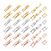   24Pcs 6 Styles Brass Fold Over Clasps FIND-PH0021-50-7