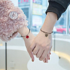 100Pcs 5 Colors Waxed Polyester Cord Bracelets Making BJEW-DR00002-6