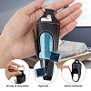 Asthma Inhaler Holder PU Leather Travel Handy Holder Keychain AJEW-WH0504-18-3