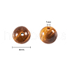 200Pcs Grade AB Natural Tiger Eye Round Beads G-CJ0001-49-2