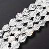Natural Quartz Crystal Beads Strands G-C182-08-1