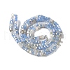 Electroplate Glass Beads Strands EGLA-F121-FR-B08-2