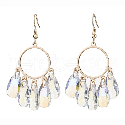 304 Stainless Steel Dangle Earrings EJEW-JE05874-1