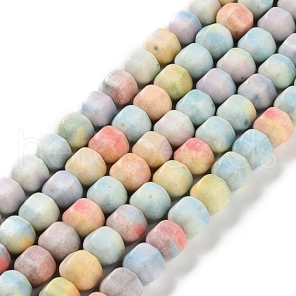 Natural Rainbow Alashan Agate Lantern Beads Strands G-NH0022-B01-01-1