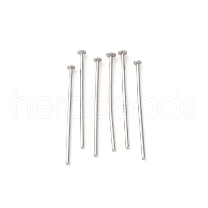 Tarnish Resistant 304 Stainless Steel Flat Head Pins STAS-D448-B-13P-1