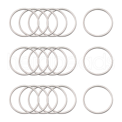 304 Stainless Steel Linking Rings X-STAS-T047-15A-1