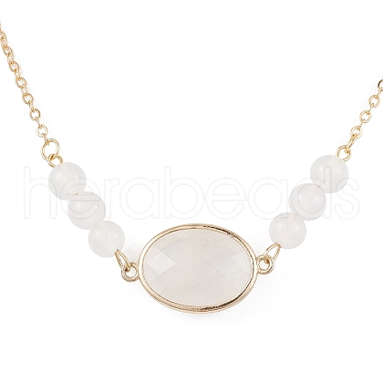 Brass Chains Necklaces NJEW-JN04860-1