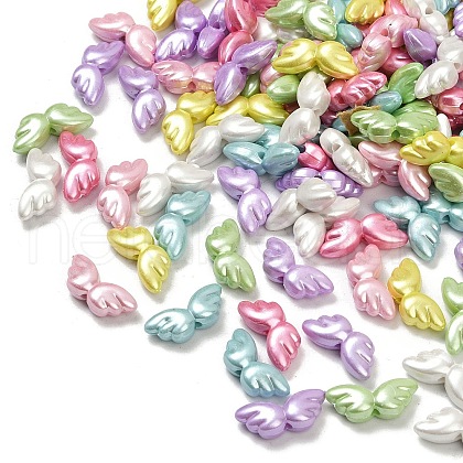 Opaque Acrylic Imitation Pearl Beads OACR-B031-58-1