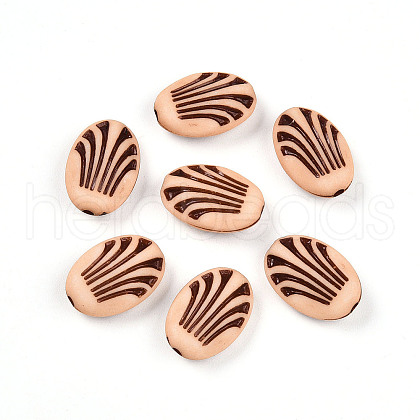 Opaque Acrylic Beads SACR-T017-27-1