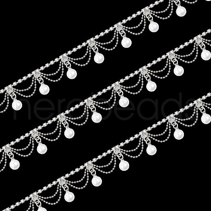 Glass Rhinestone Cup Chains CH-WH0014-01S-1