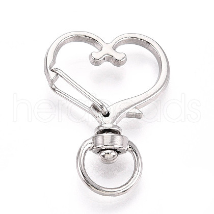 Alloy Swivel Snap Hook Clasps PALLOY-T090-81P-1