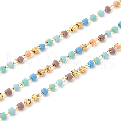 Glass Column Beaded Chains CHC-F017-02-1