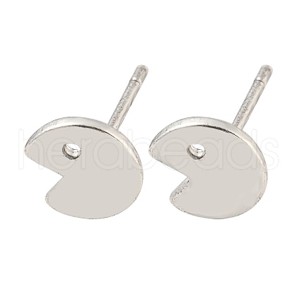 Brass Studs Earring Finding FIND-Z047-01P-1