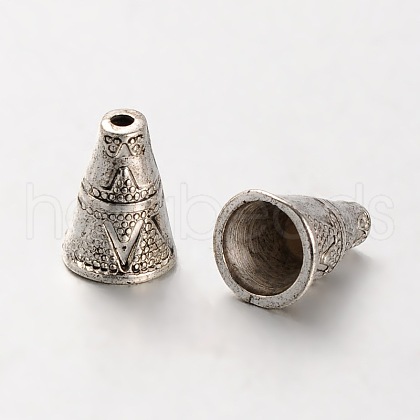 CCB Plastic Bead Cones CCB-J029-11AS-1