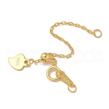 S925 Sterling Silver Chain Extender STER-R003-06G-1