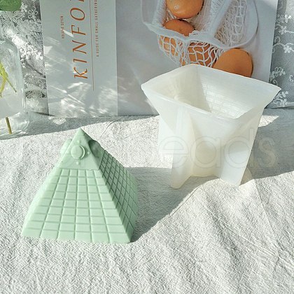 Pyramid Shape DIY Candle Silicone Molds DIY-C032-04-1