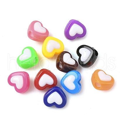Opaque Acrylic Beads OACR-D309-09-1