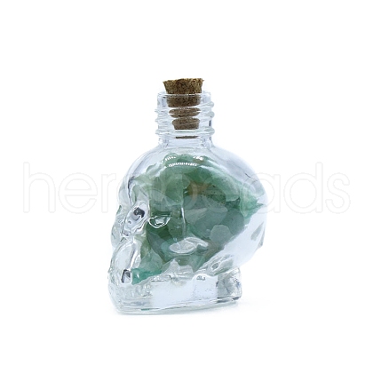 Natural Green Aventurine Diaplay Decorations DJEW-PW0009-027E-1