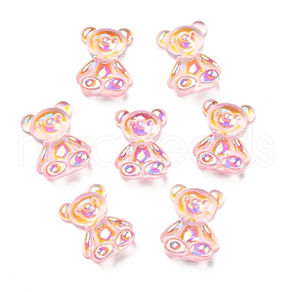 Cartoon Transparent Resin Cabochons RESI-G073-01A-1