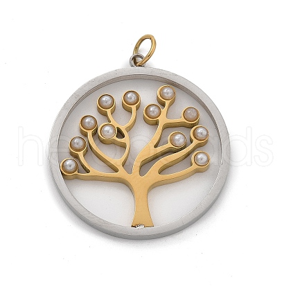 304 Stainless Steel Pendants STAS-L281-013GP-1